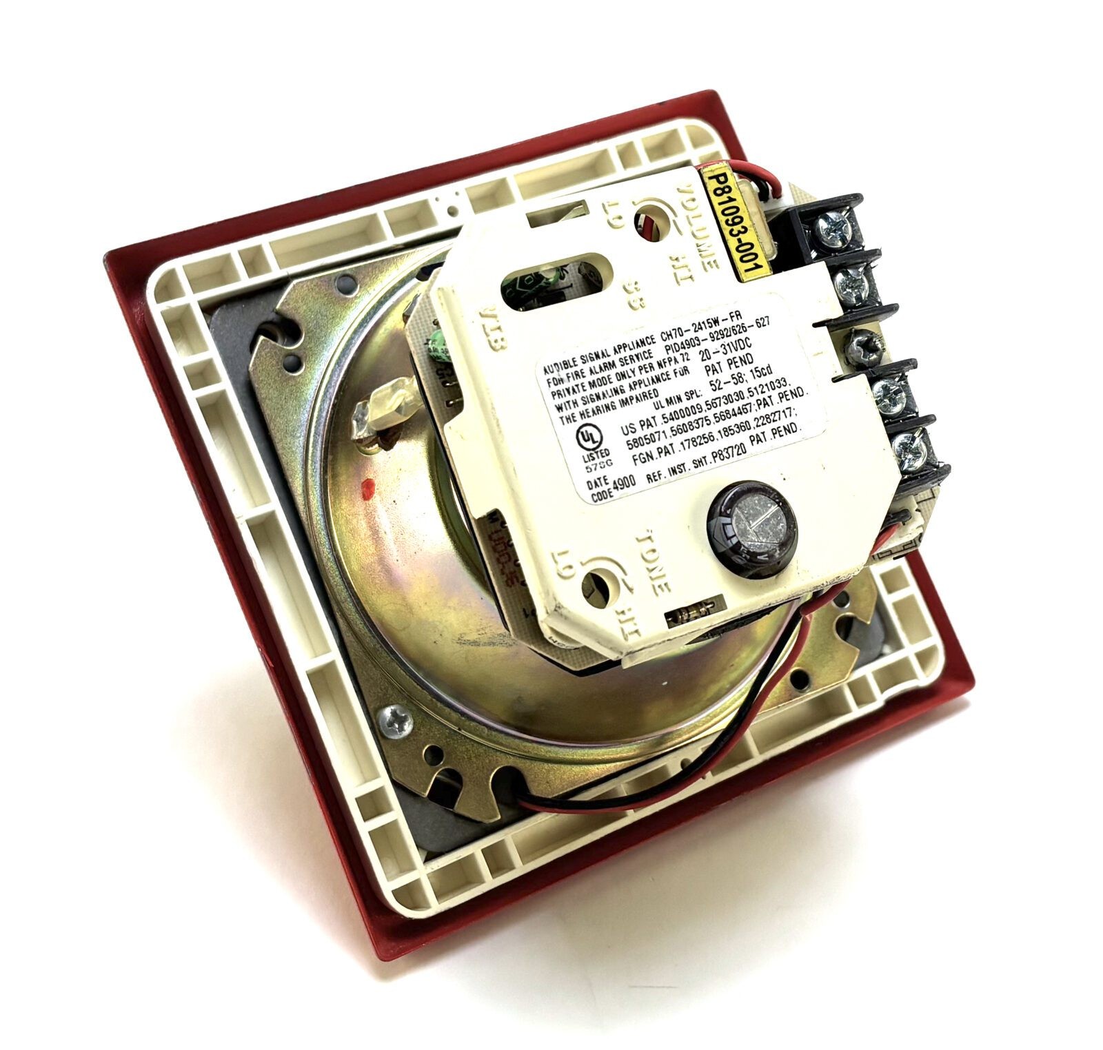 Wheelock CH70-2415W-FR Fire Alarm Audio Strobe