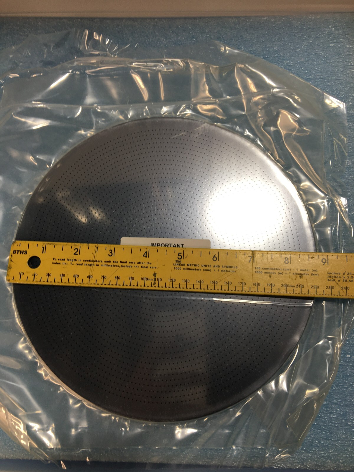 LAM 715-011909-501 PLATE, UPPER ELCTDRODE 8″ POLISHED CAPTIVE, 114414