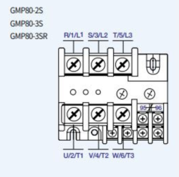 LS GMP80-2S 80A Electronic motor protection relays Screw type EMPR AC100~260V