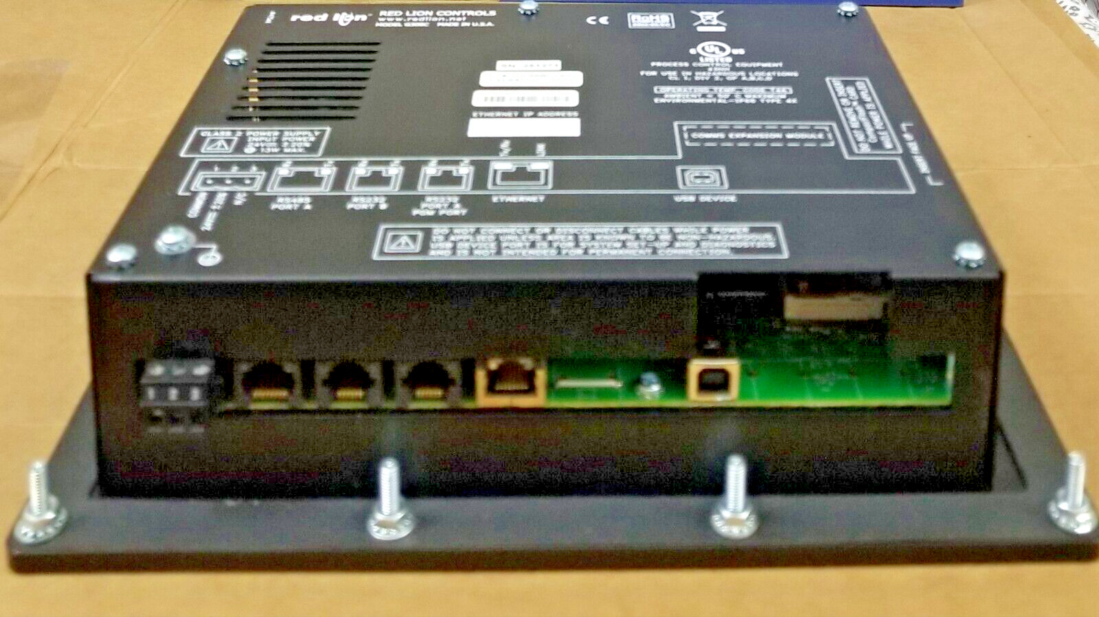 Surplus NEW Red Lion Controls G308C100 HMI 8” Color