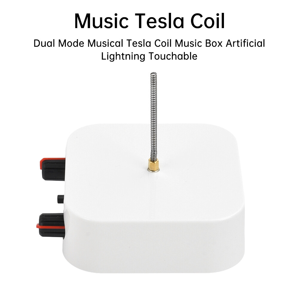 110-220V Bluetooth Music Tesla Coil Arc Generator Artificial Lightning Touchable