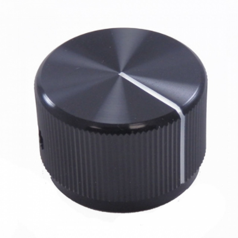 Tyco Electronics 1437622-7 Alcoswitch KLN Series Black Aluminum Knob