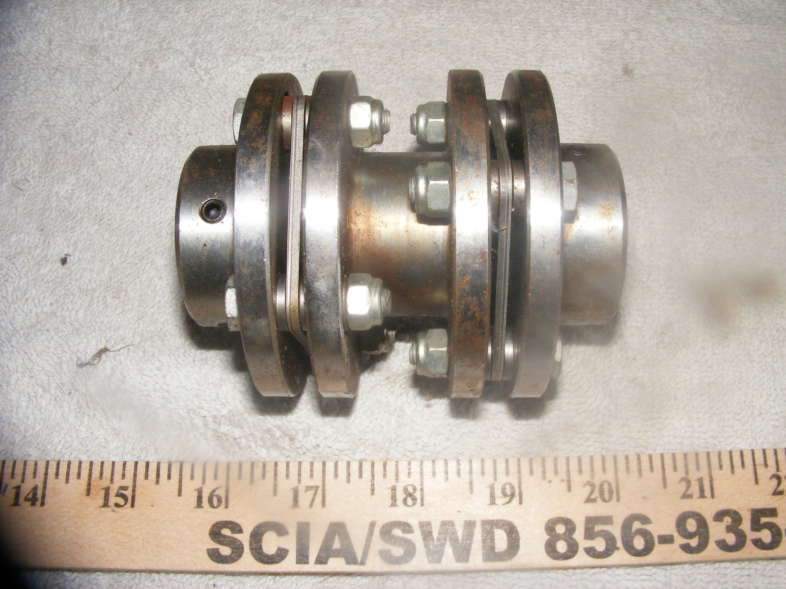 Woods TS96 AJ10 Flex Coupler Shaft 1″ to 7/8″ Motor Coupling