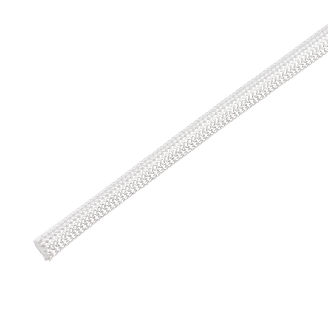16.4Ft-3mm Insulation Cable Protector High TEMP Fiberglass Sleeve White