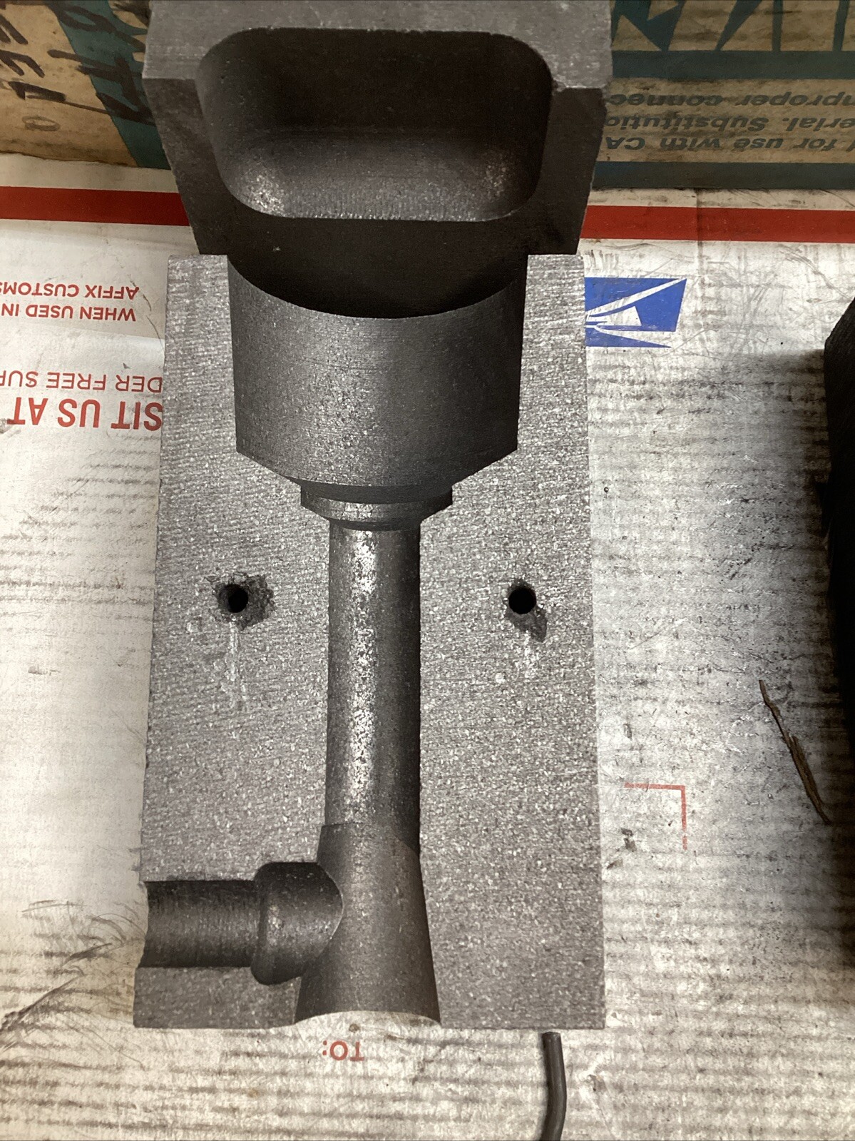 ERICO CADWELD IP-E HSC-2Q MOLD 4/0 CONC RUN & TAP STL #115 CART ED4U 3295