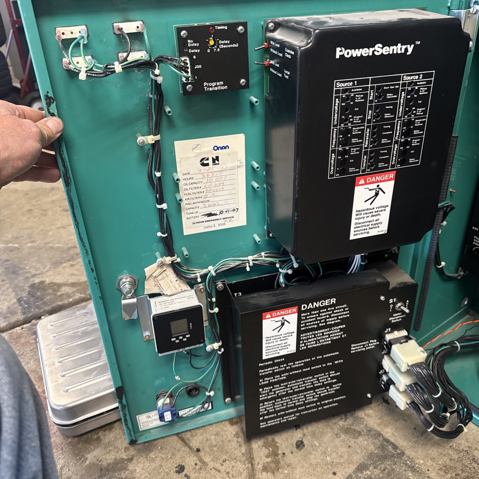 Cummins Onan OT 125 Automatic Transfer Switch 125A 200 60Hz
