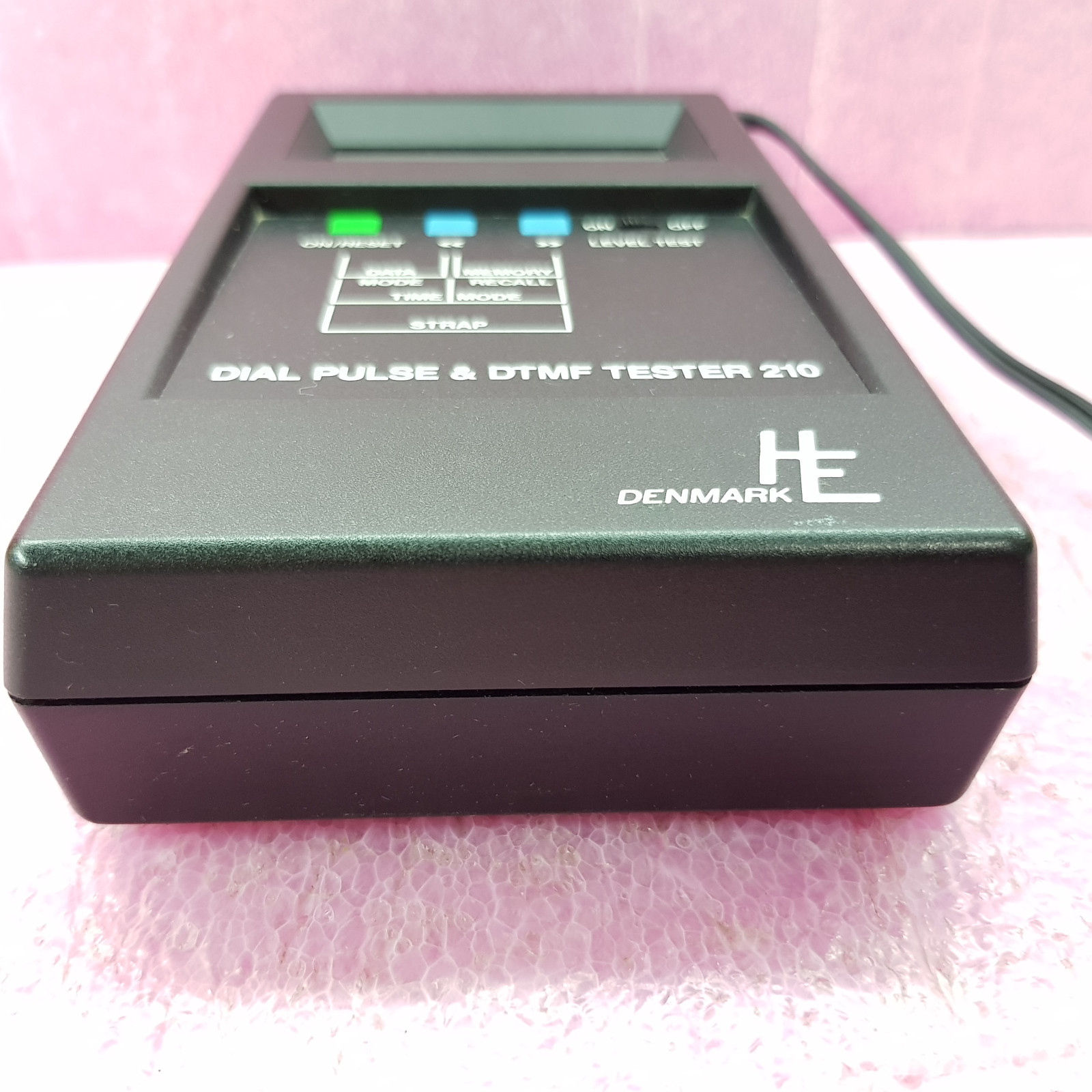 HE Hasselriis Electronics Denmark Dial Pulse & DTMF Tester 210 HE210