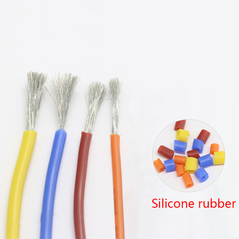 1/5M Flexible Soft Tinned OFC Copper Silicone Wire RC Cable ROHS UL 2AWG – 30AWG