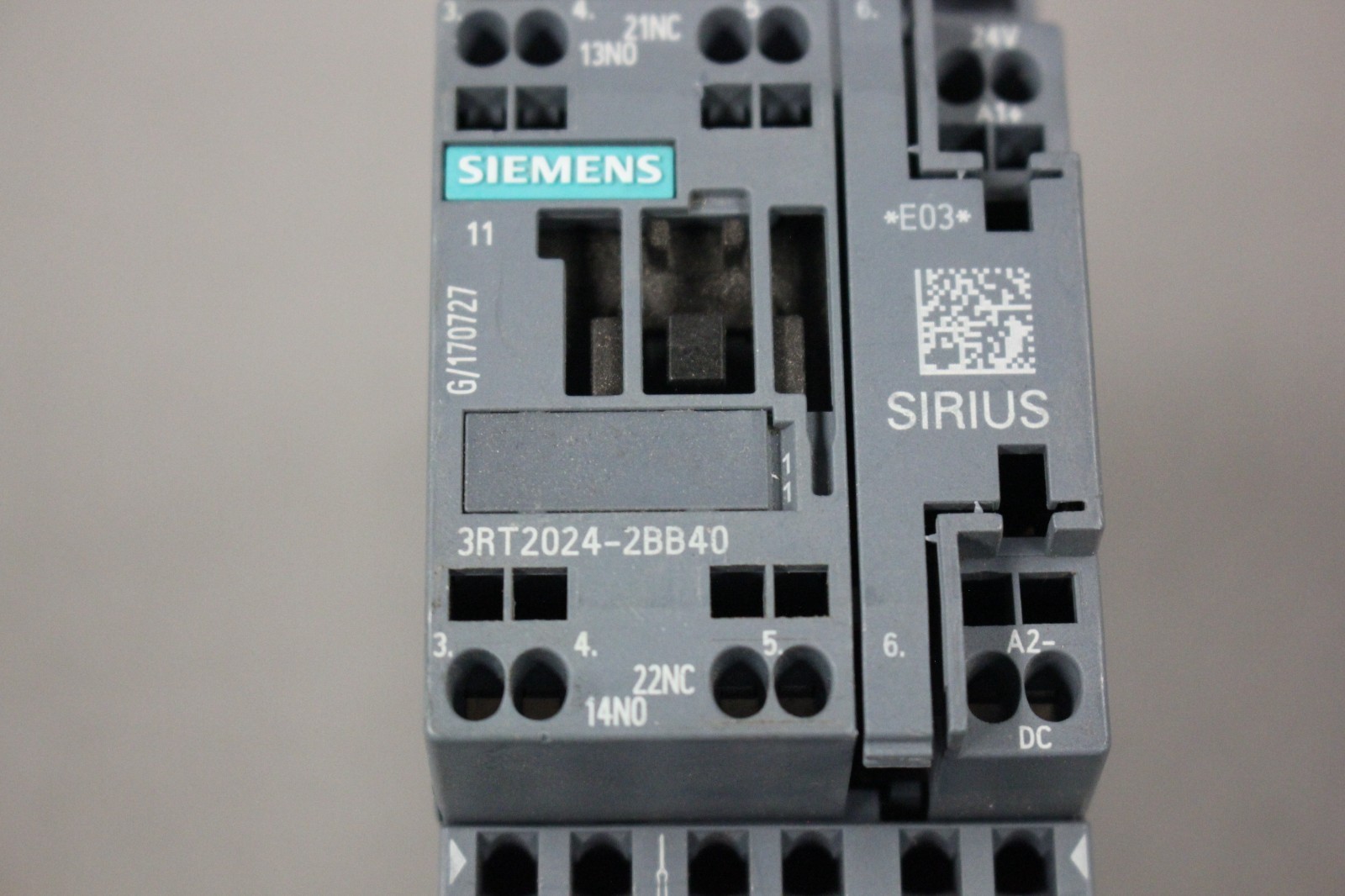 SIEMENS SIRIUS 3RT2024-2BB40 CONTACTOR MODULE