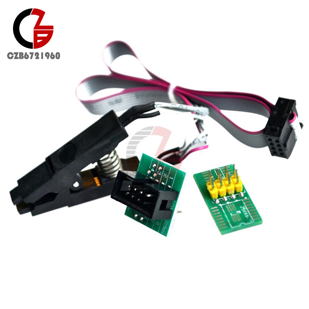 SOP8 SOIC8 Flash Chip IC Test Clips 150mil Socket Adpter Programmer Converter