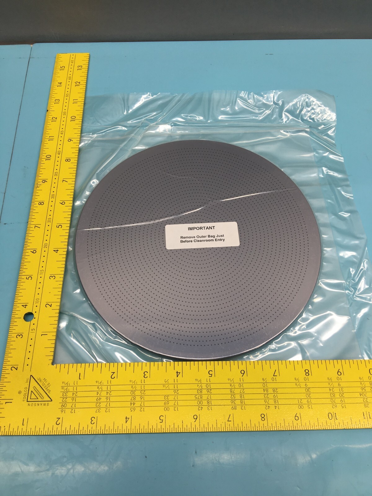 LAM 715-011909-501 PLATE, UPPER ELCTDRODE 8″ POLISHED CAPTIVE, 123435