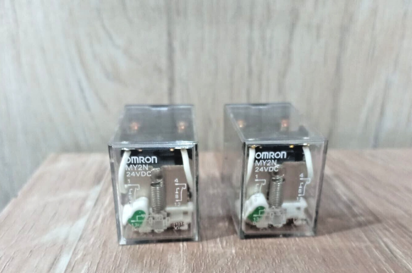 10PCS LOT- Omron MY2N 24VDC Miniature Power Relays,2-Pole single Contacts,5A-New