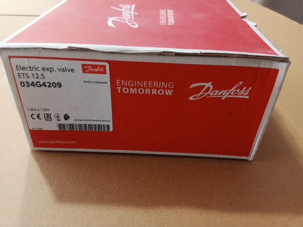1PC of Danfoss 034G4209 Electric Expansion ETS 12.5 1/2inx1/2in Valve -BRAND NEW