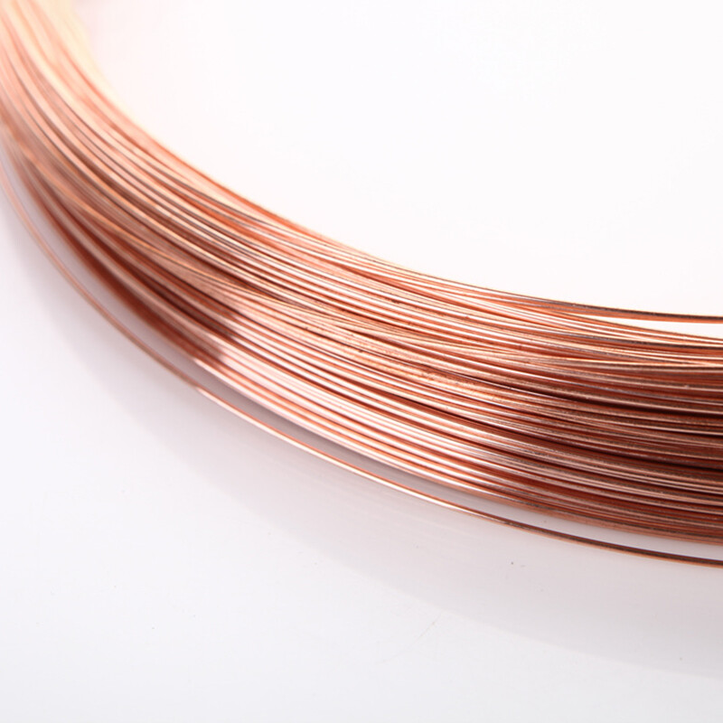 Pure Copper Wire 0.7mm 0.8mm 0.9mm 1mm Round Solid Bare Wire Multi-Size Craft