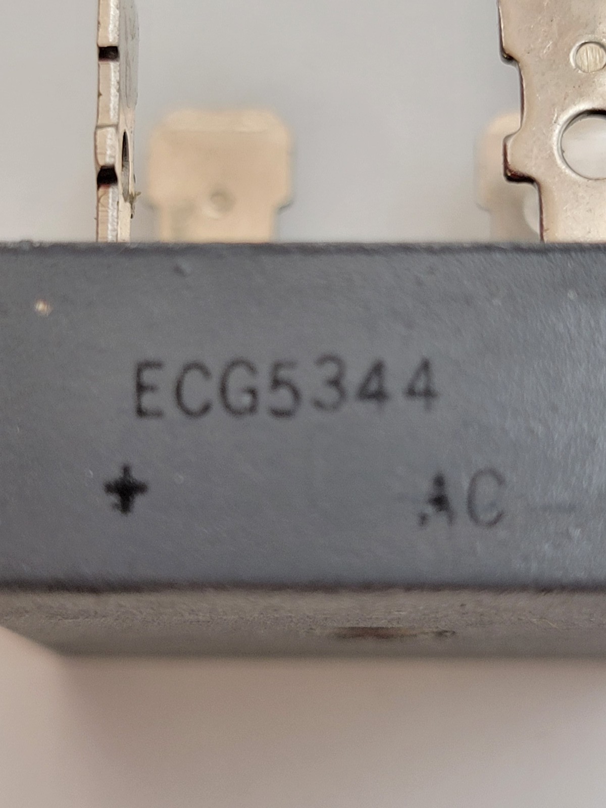 ECG ECG5344 1000V 40A 4 Prong Square Gray Plug In Electrical Bridge