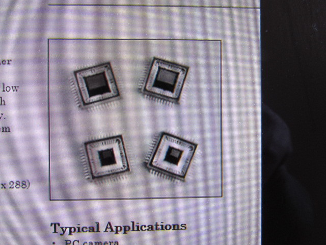 HDCS-2000 Agilent 640 X 480 Color PIXEL CMOS Image Sensor 44pin QFP NOS Qty: 2pc