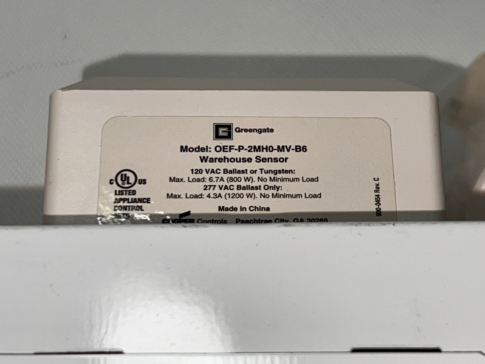 Cooper Metalux MMS OEF-P-2MH0-MV-B6 120V 800W High Bay Warehouse Sensor NOS