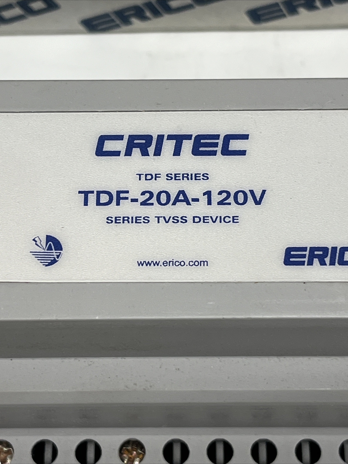 (Lot of 5) Erico TDF-20A-120V Surge Protection Device, Critec, NEW/USED
