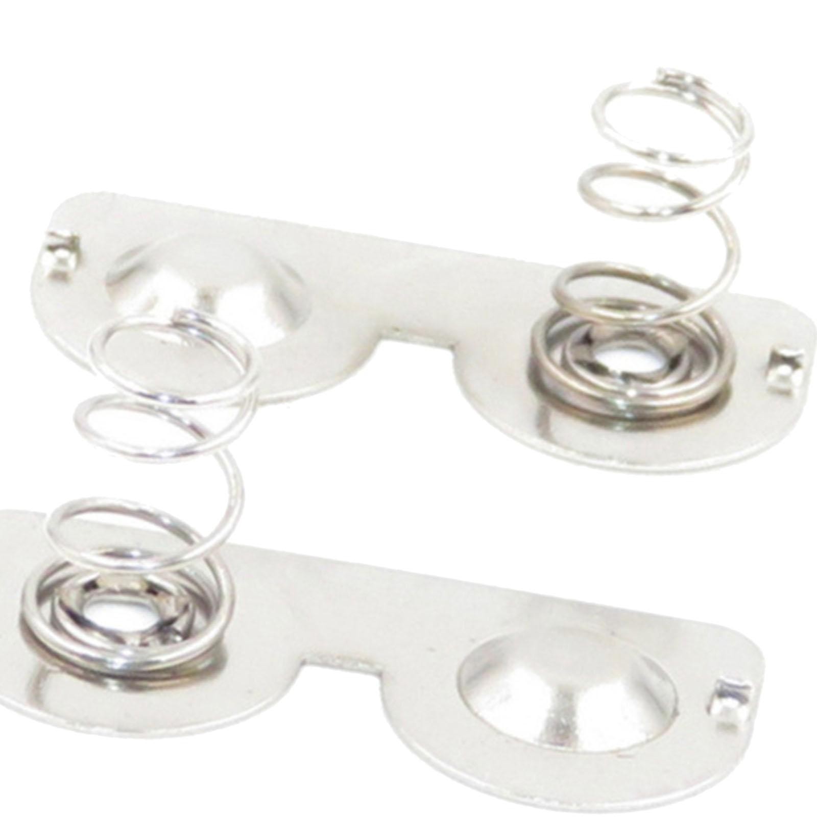 20Pcs AA Battery Spring Replacement Metal Contacts Plates for Battery Case
