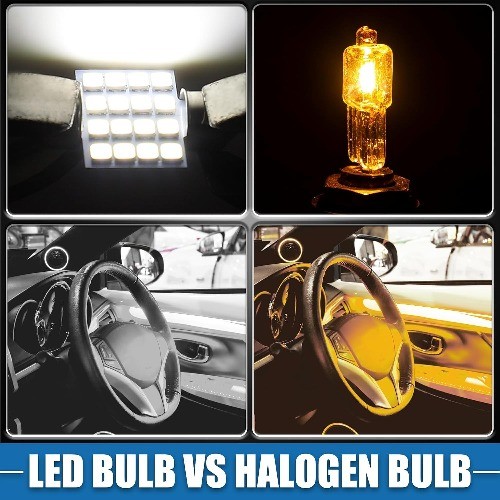 2835 Chipset 16-SMD 6000K White LED Festoon Bulb, 31mm for Car Interior Dome Map