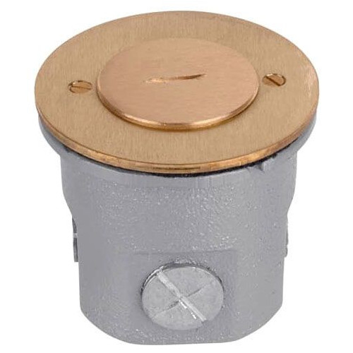 STEEL CITY 672, Floor Box Assembly, 2-31/32″ x 3-3/16″, 1-Gang, 1pc