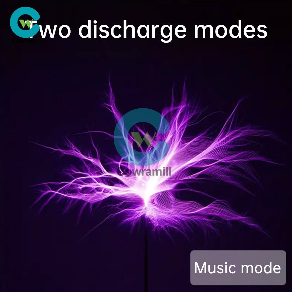 AC110-220V Dual Mode Bluetooth Music Tesla Coil Artificial Lightning Touchable