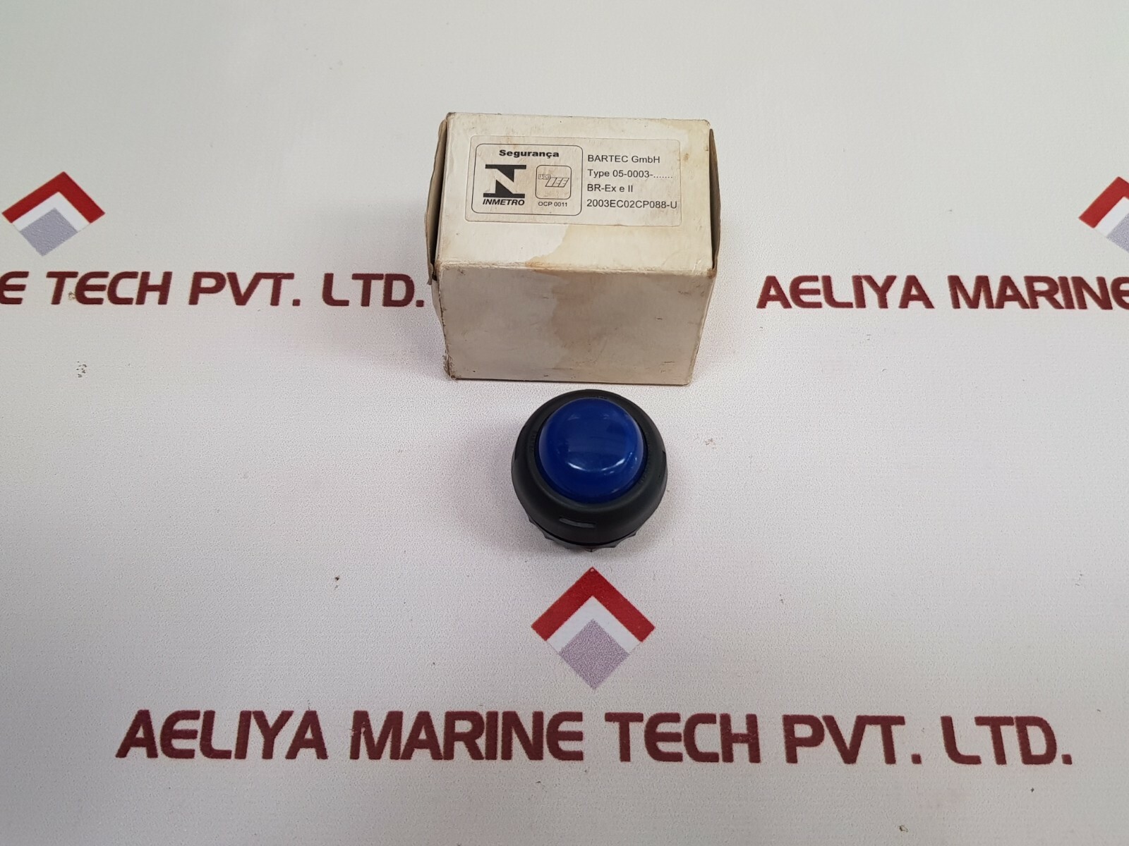 Bartec 05-0003-….blue lamp lens