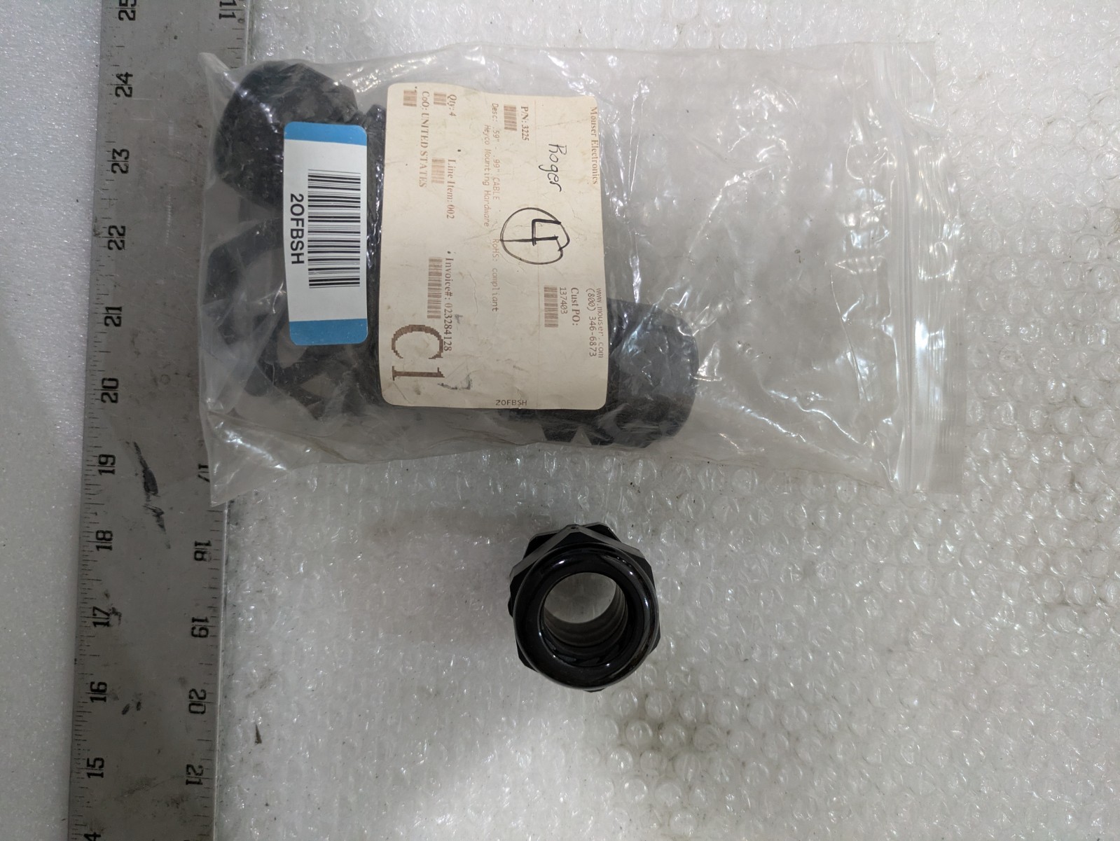 Phoenix Contact UT 4 Terminal Block 600V 30A 4mm DIN Rail Feed Through Gray