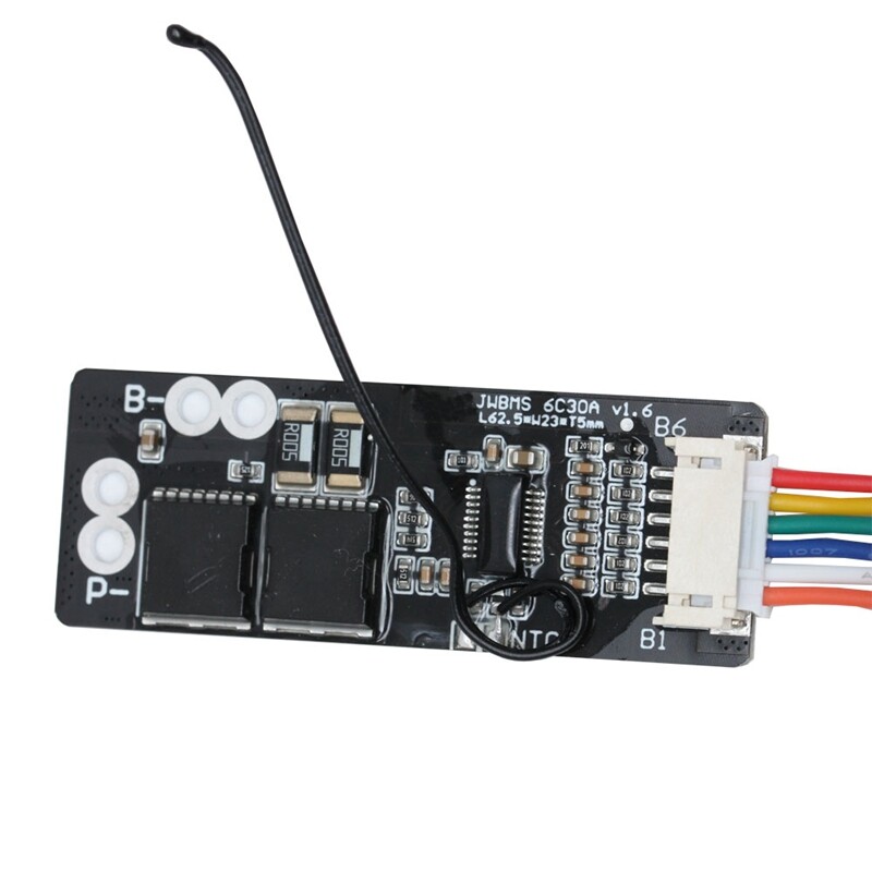 6S 30A Li-ion Lithium 18650 Battery BMS PCB PCM Power Protection Board with NTC