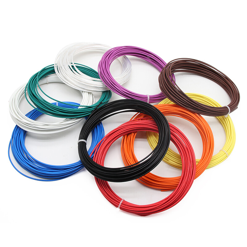 PTFE Cable Wire 0.05/0.08/0.12/0.15 to 10mm² Flexible Silver Plated Copper Audio