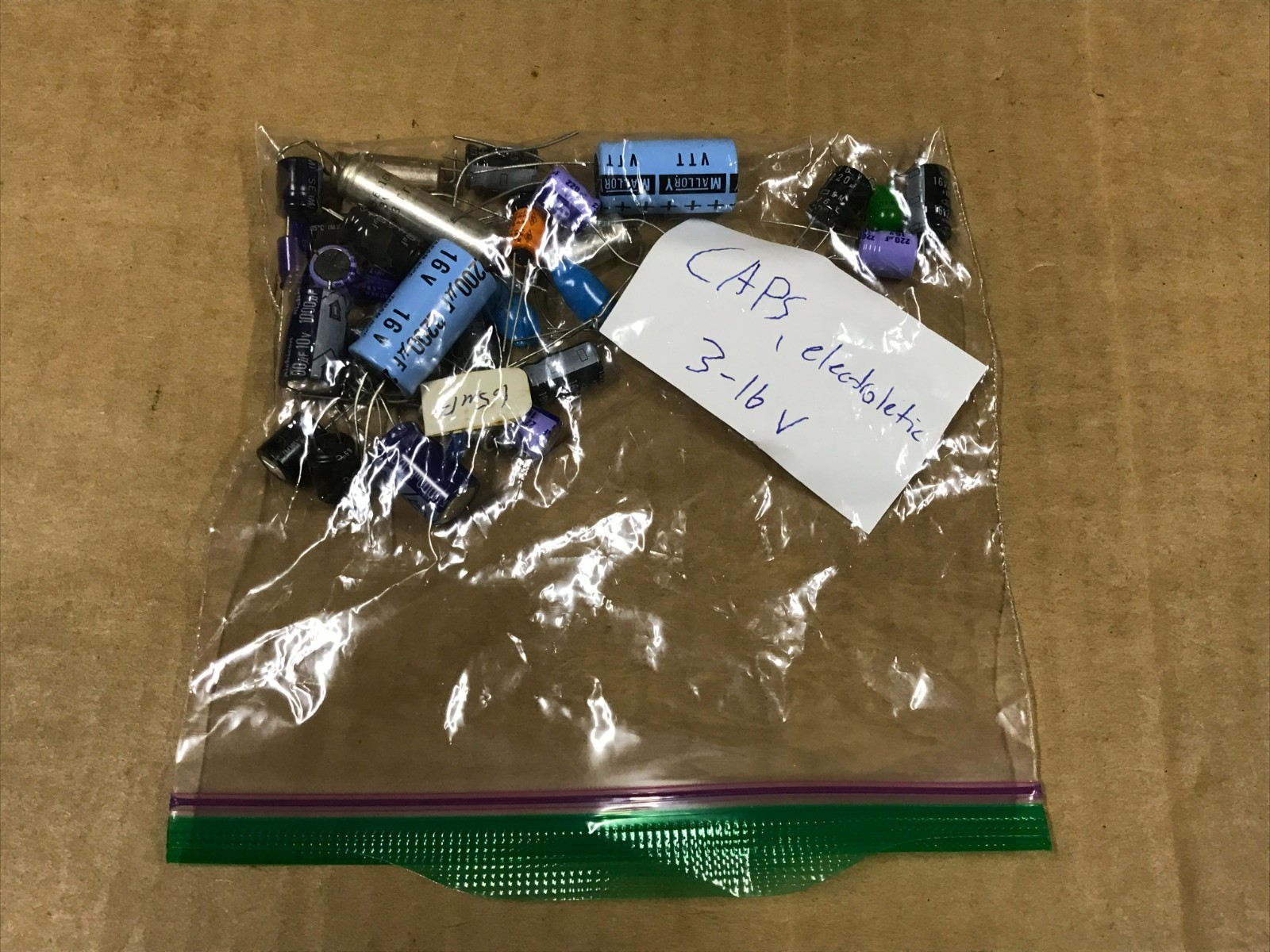 Vintage Lot Of 3-16 Volt Capacitors – (35-40 Pieces In Lot)