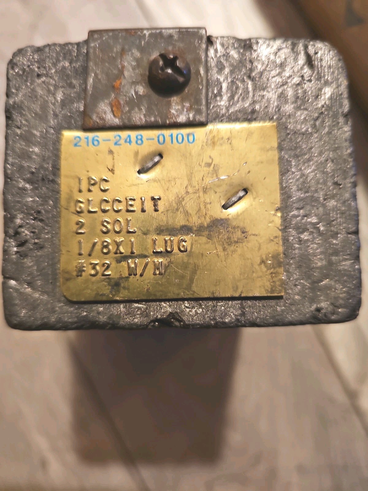 Cadweld GLCCE1T Exothermic Weld Mold 1/8×1 Lug 2 Sol #32
