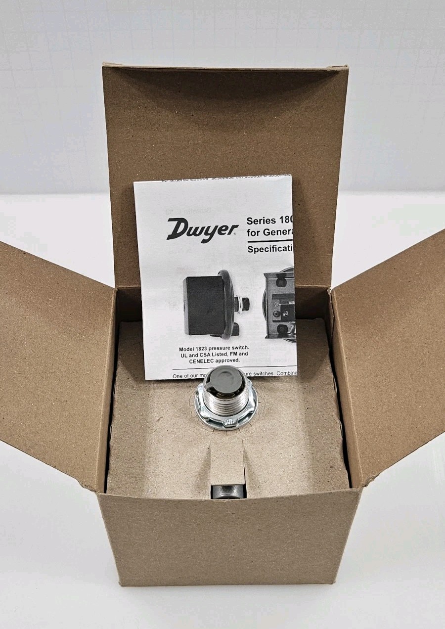 Dwyer 1823-80 Low Differential Pressure Switch《NIB》Priced To Sell 15A@120-480VAC