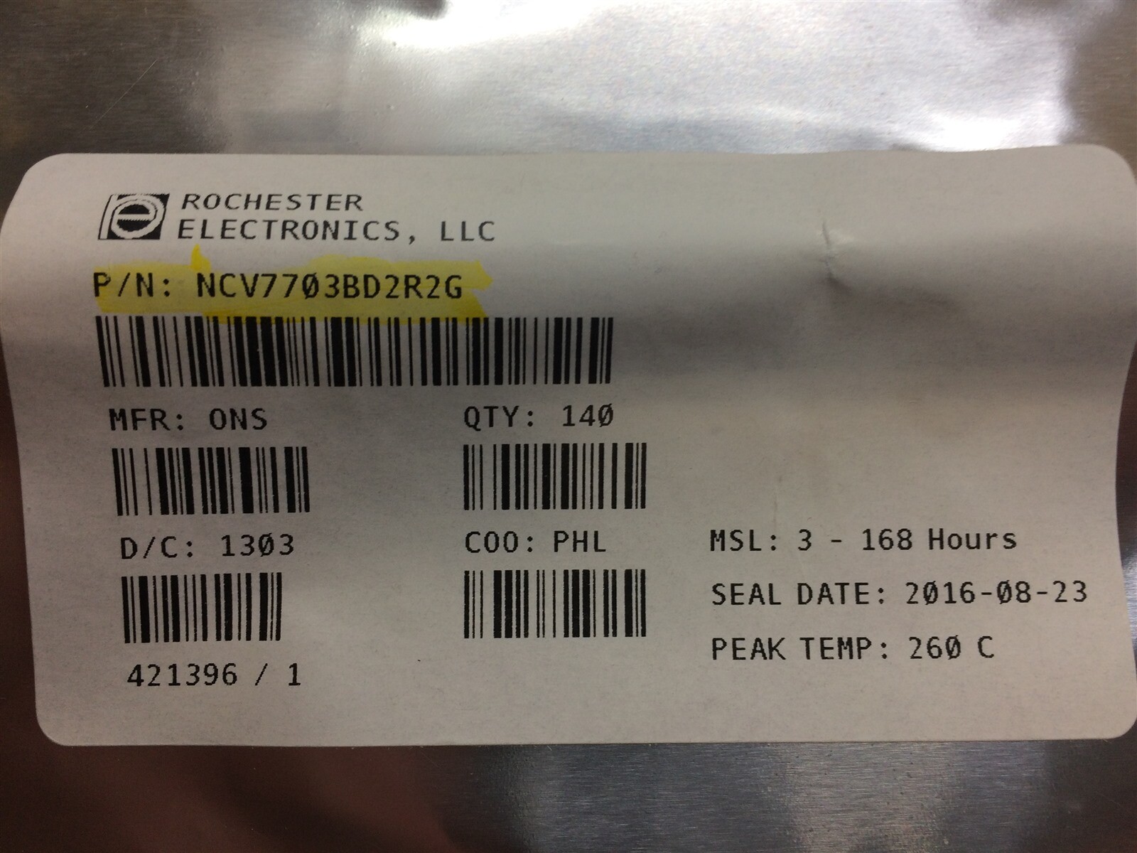 NCV7703BD2R2G ON SEMI NCV7703B IC DVR HALF BRIDGE TRPL 14SOIC ROHS 4 PIECES