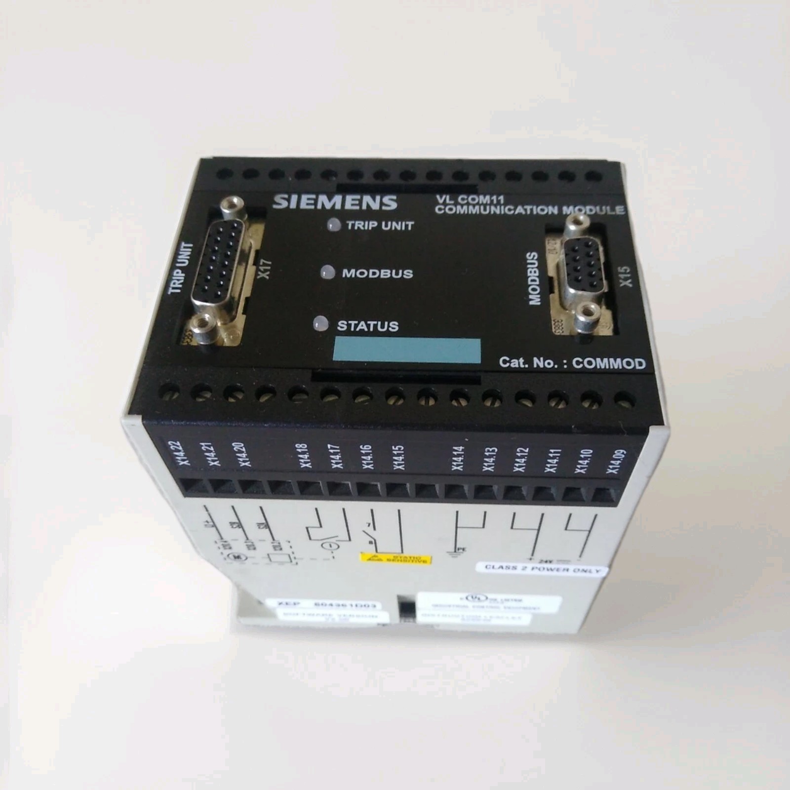 Siemens VL COM11 ModBus Communications Module COMMOD