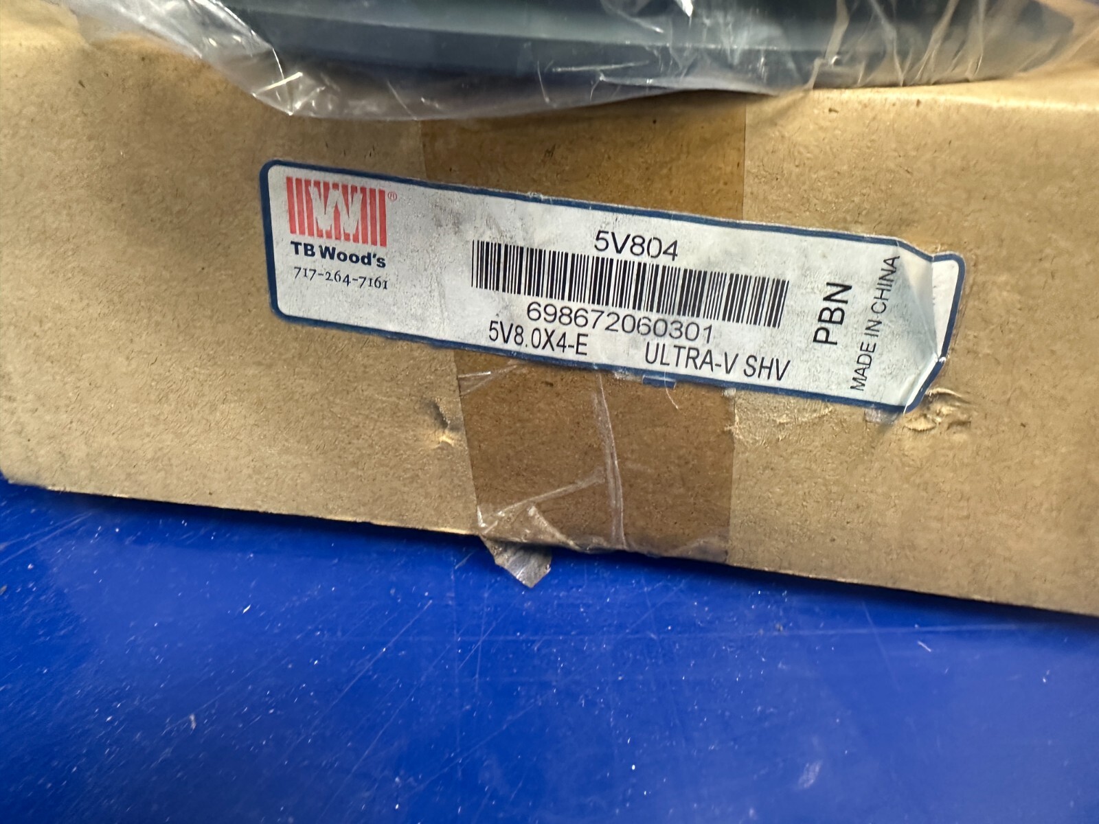 TB WOODS 5V804, SHEAVE, 8″, QD, 4-GROOVE, 5V, New in Box, Priority Mail