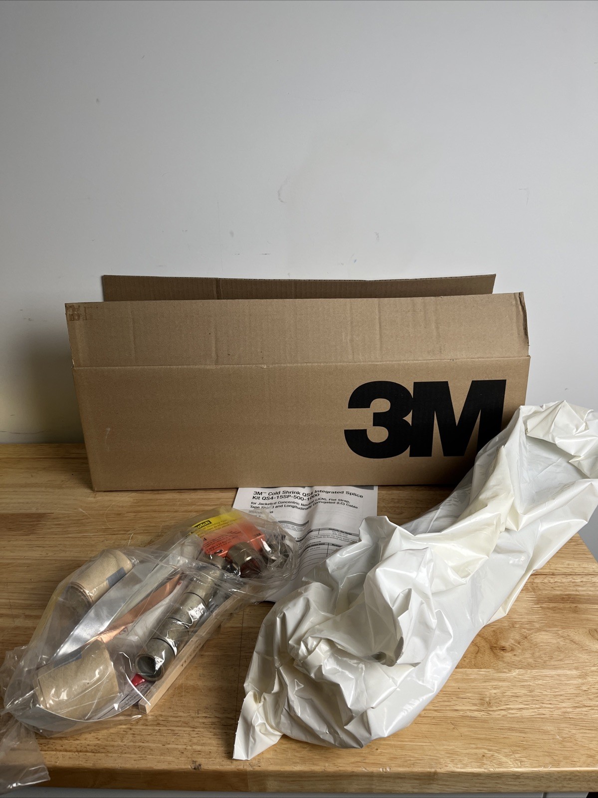 3M QS4-25SP-500-1000 QS4-15SP-18HX COLD SHRINK INLINE SPLICE KIT 15kV 150kV