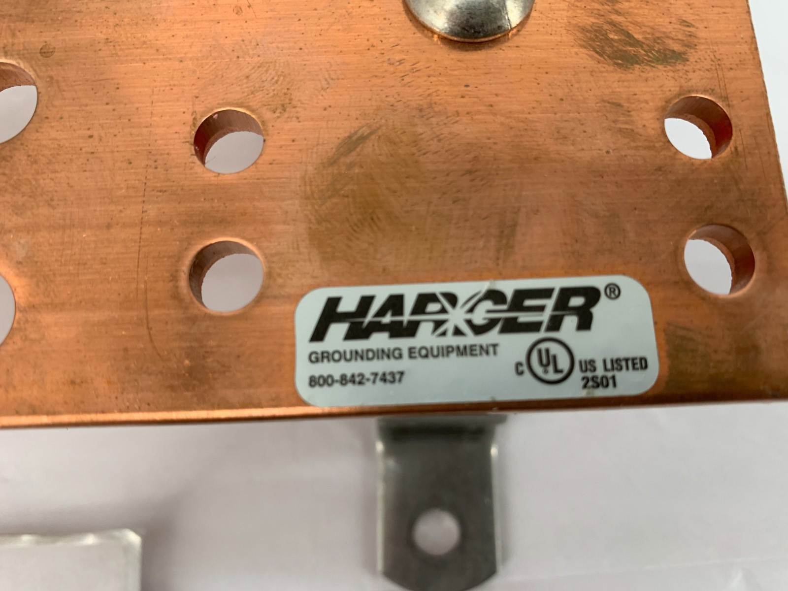 Harger GBIP14412TMGB 1/4″ X 4″ X 12″ TMGB Hole Pattern 36 Holes Grounding Bar