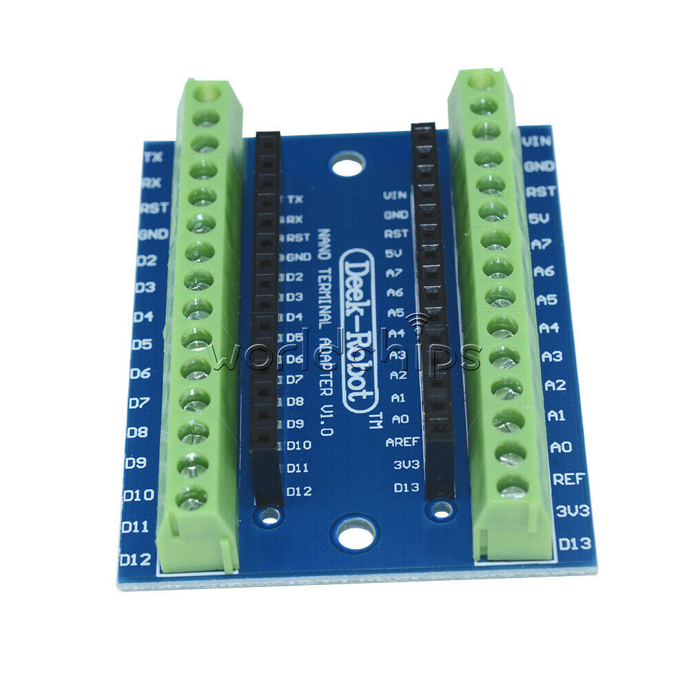 5PCS Nano V3.0 AVR ATMEGA328P Module Terminal Adapter Board for Arduino UNO R3
