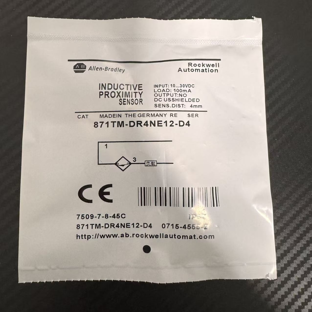 1PC NEW FOR Proximity Switch Sensor 871TM-DR4NE12-D4