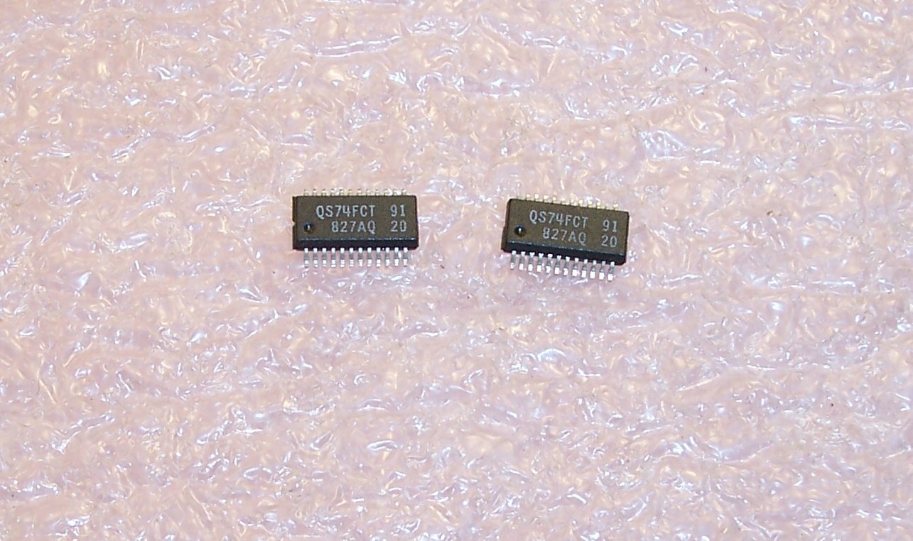 QTY (40) QS74FCT827AQ QUALITY SEMI QSOP-24 10-bit CMOS BUS INTERFACE NOS