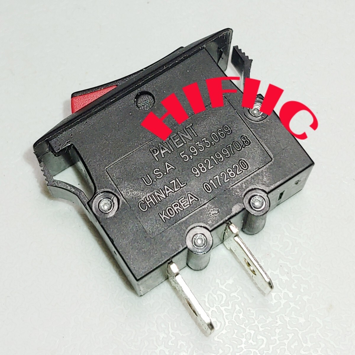 JOEMEX M1 Series Power Circuit Breaker Reset On Rocker Switch 2 Pin 15A 250VAC