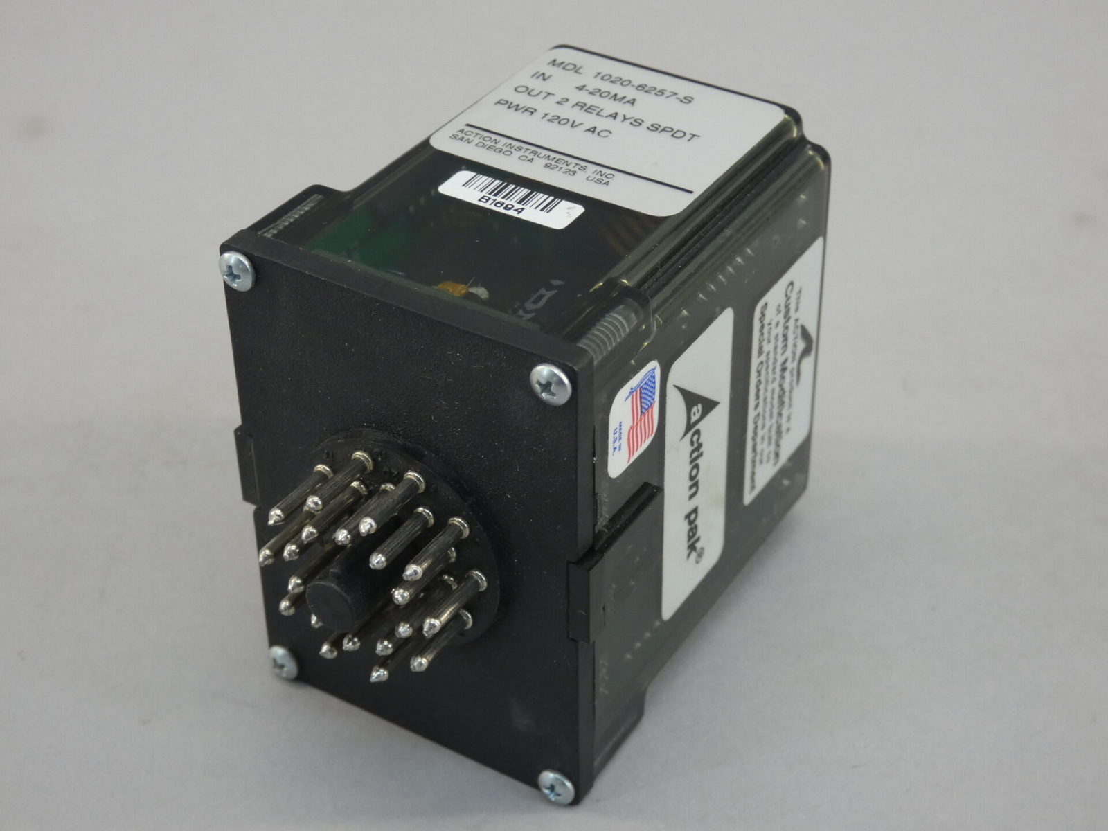 Action 1020-6257-S Action Pak DC Input Limit Alarm Module, 20 Pins – NEW Surp…