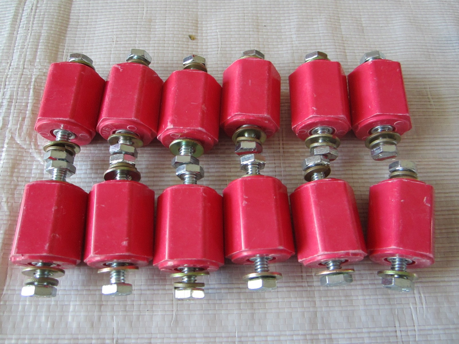 MBI ELECTRICAL PANEL STAND OFF INSULATOR ASSEMBLY LOT OF 12