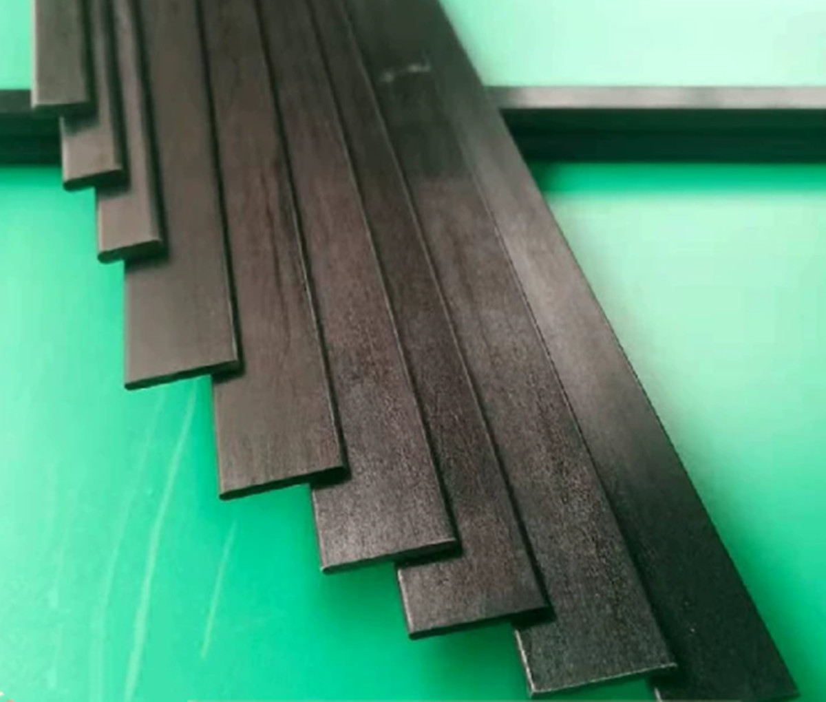 2 Pcs Glass Fiber Strip Flat Bar High Elastic Bow Arrow #Mo89 QL