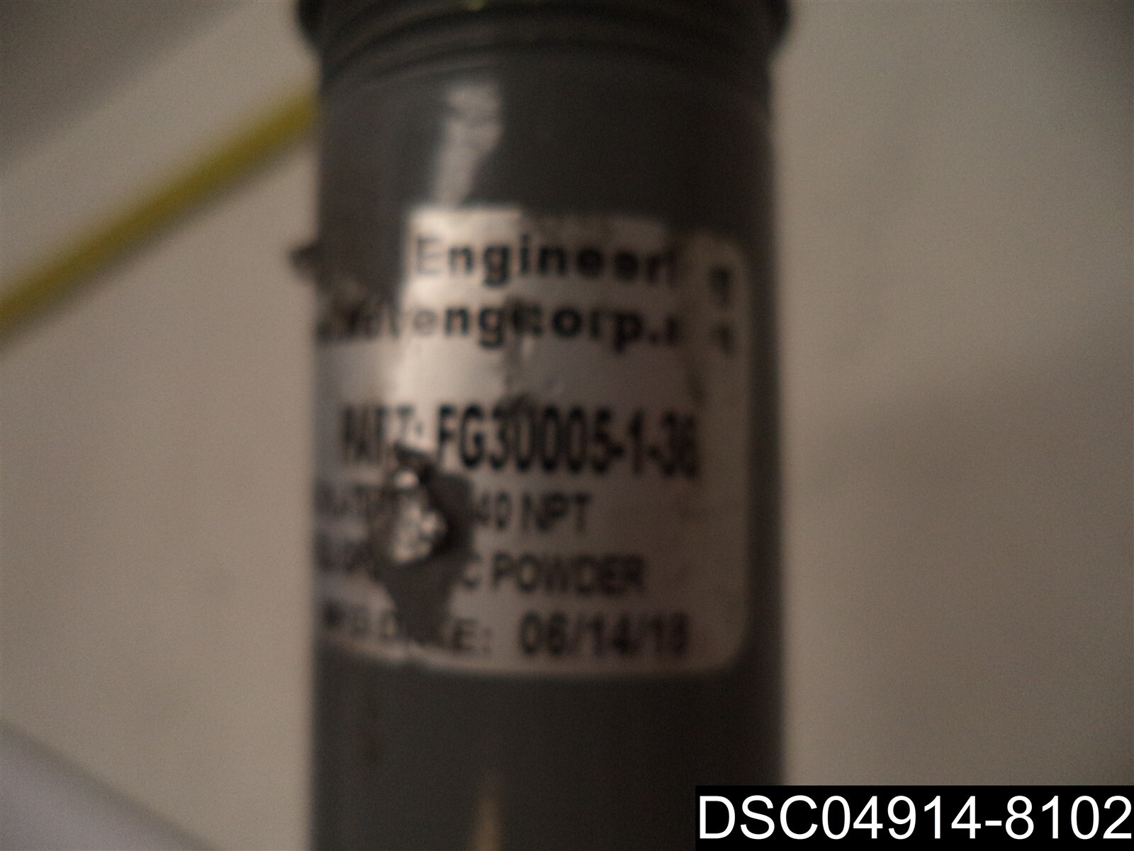 FG30005-1-36, Nipple Steel 1″ X 36″ Zinc Plated powder Coated, Threaded Both End