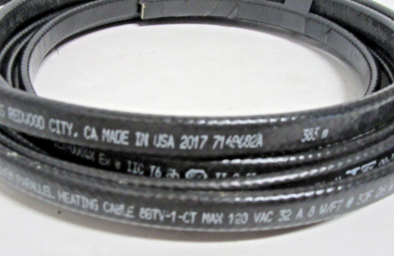 18 ft Raychem nVent 8BTV1-CT Self-regulating Industrial Heating Cable 120 V 8W
