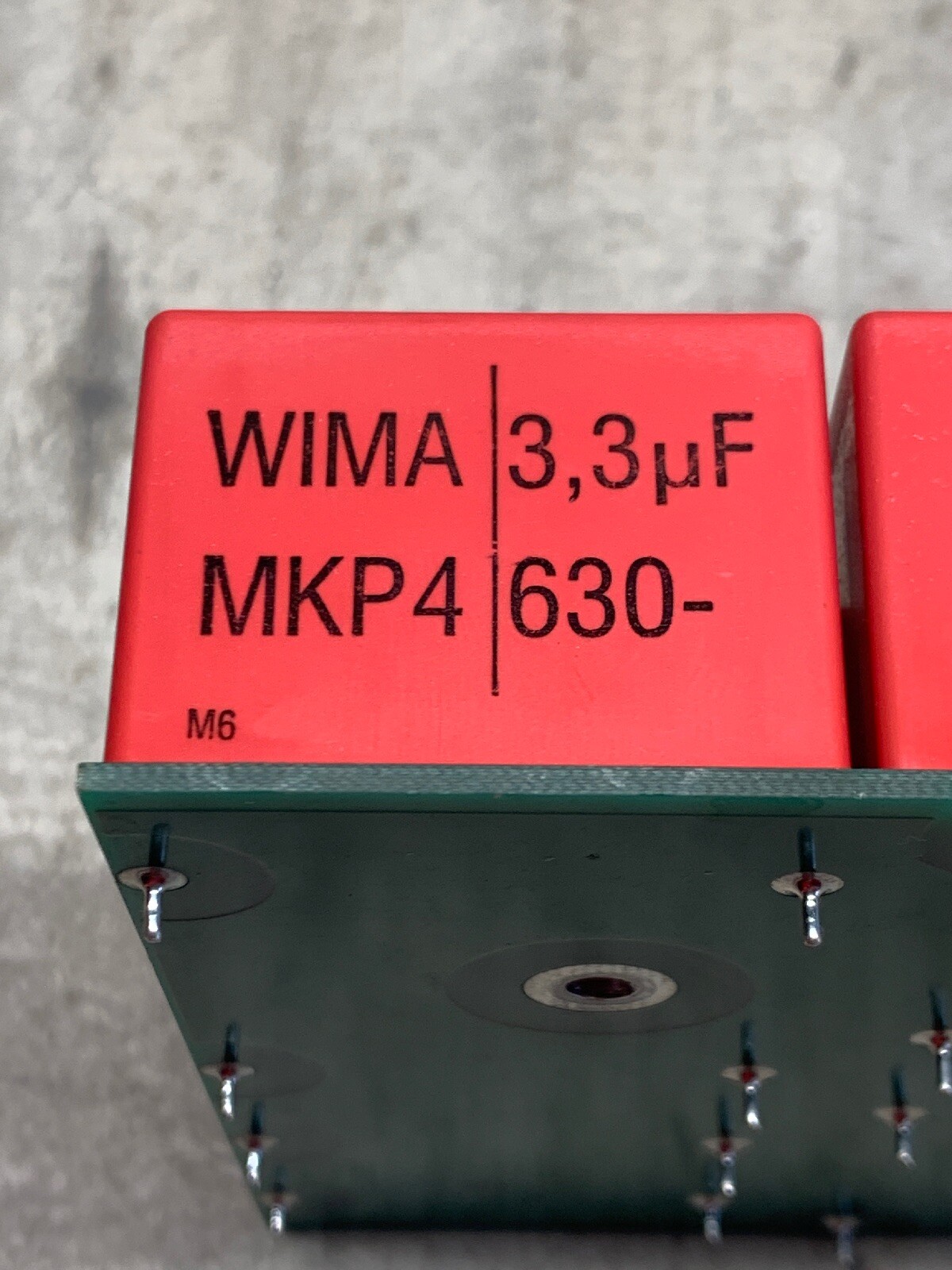 HUTTINGER Circuit Board [C 40-1491-01.00] w/ WIMA MKP4 Capacitors_GOOD TAKE-OUT!