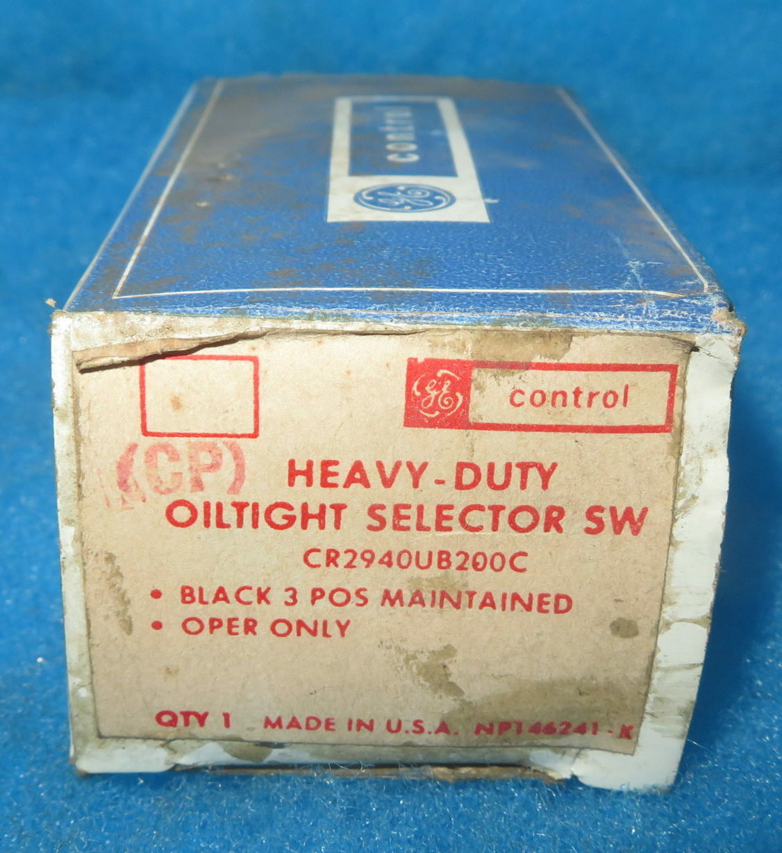NIB General Electric CR2940UB200C Heavy Duty Oiltight Switch + 1 Year Warranty