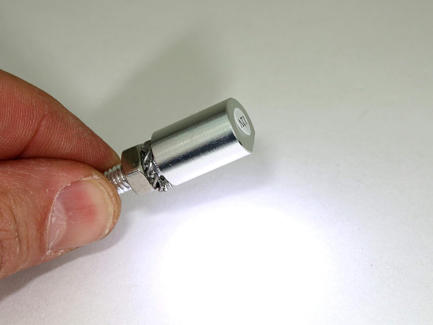 Pilotlights 12 Volt DC Instrument Panel Light, Post Light – Silver Base, Cool Wh